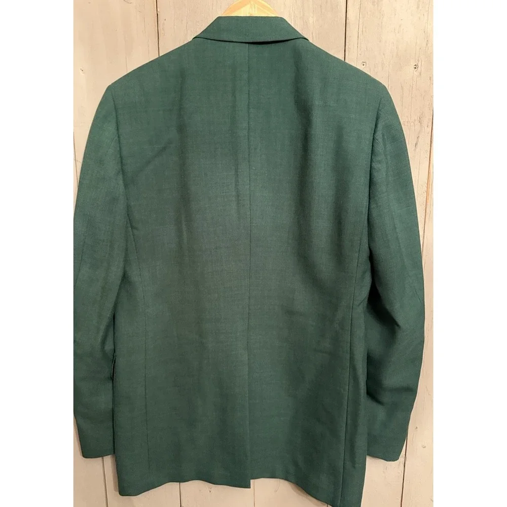 Vintage Jack Nicholson‎ Hart Schaffner Marx Men's Green Blazer Sz-44 preppy Rare